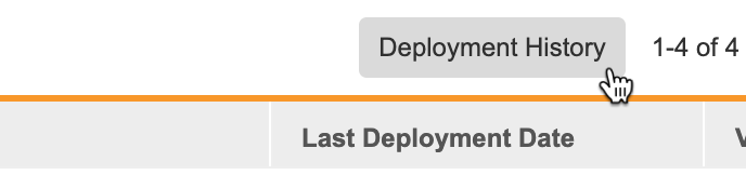Deployment History action
