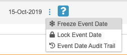 Freeze Event Date