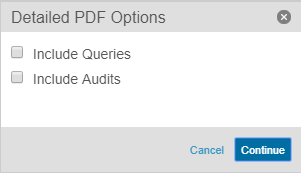Detailed PDF Options