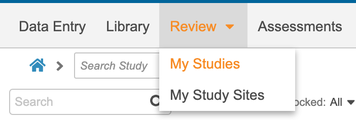 Review Tab Subtabs: Study Sites, Queries, and Study Jobs