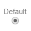 Default radio button